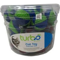 Coastal Pet Products -Turbo Beach Balls Cat Toy Canister - Multi - 36 Piece