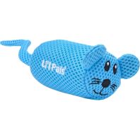 Coastal Pet Products -Lil Pals Mesh Mouse - Blue - 5 Inch