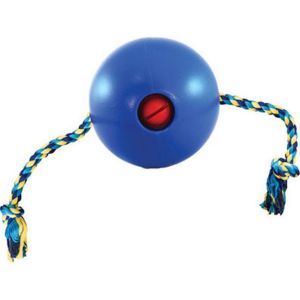 Ethical Dog - Tuggo Ball With Rope - Blue - 4 Inch