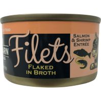 Redbarn Pet Products-Food -Cat Filet Canned Cat Food - Salmon/Shrimp - 2.8 Oz