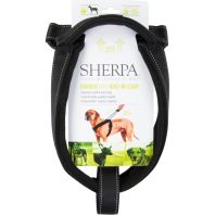 Quaker Pet Group -Sherpa Dog Harness With Built In Leash - Black - Large