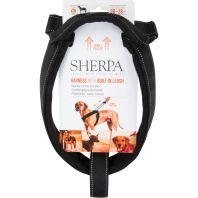 Quaker Pet Group -Sherpa Dog Harness With Built In Leash - Black - X Large
