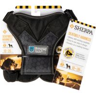 Quaker Pet Group -Sherpa Seatbelt Safety Harness Crash Tested - Black - Small