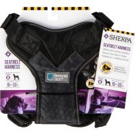 Quaker Pet Group -Sherpa Seatbelt Safety Harness Crash Tested - Black - Medium