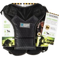 Quaker Pet Group -Sherpa Seatbelt Safety Harness Crash Tested - Black - Large