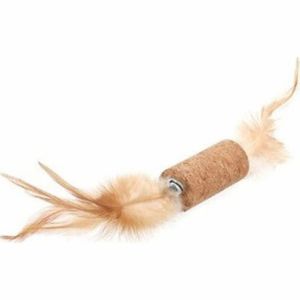 Ware Mfg - Dog/Cat - Rollin Feather Cork Toy