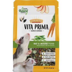 Sunseed Company - Vita Prima Rat, Mouse & Gerbil Formula -  2 Lb