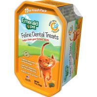 Emerald Pet Products - Cat Dental Treat Tub - Chicken - 11 Oz