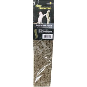 Innovation Pet - Kitty Connection  Corrugate Replacement Scratcher - Brown