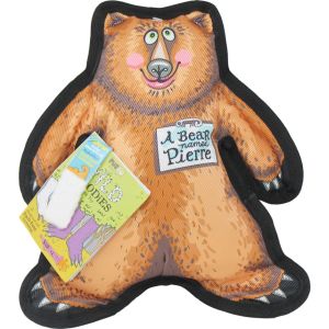 Fuzzu - Pierre The Bear Dog Toy Wild Woodies - Brown - Large