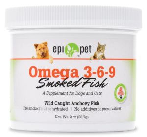 Epi-pet - Omega 3-6-9 Smoked Fish Supplement For Dogs & Cats - 2oz Jar