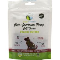 Green Coast Pet - Full-Spectrum Hemp Soft Chews For Dogs - Peanut Butter - 3 Oz