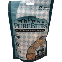 Pure Treats - Purebites Freeze Dried Dog Treat - Beef/Cheese - 4.2 Oz