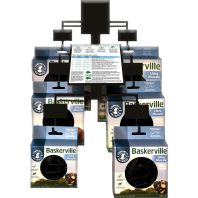 The Company Of Animals -Baskerville Ultra Moldable Muzzle Wall Display - Gray - 12 Piece