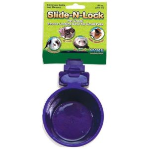 Ware Mfg - Slide-N-Lock Pet Crock - Assorted - 10 oz