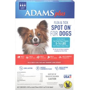 Farnam Pet - Adams Plus Flea & Tick Spot On Dog - Small/3 Month