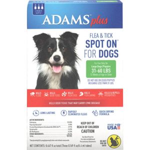 Farnam Pet - Adams Plus Flea & Tick Spot On Dog - Large/3 Month