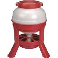 Miller Manufacturing - Feeder Plastic Dome - Red - 35 Lb
