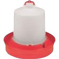 Miller Manufacturing - Poultry Waterer Deep - Red - 2 Gallon