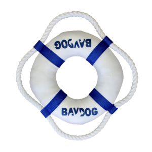 BayDog - Fetch Ring Toy - White