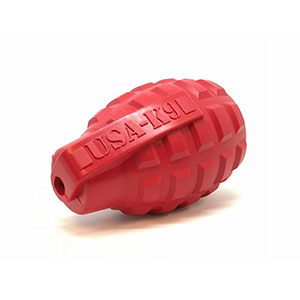 SodaPup - USA-K9 Grenade - Large - Red