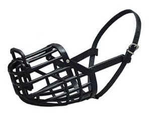 Leather Brothers - Italian Basket Muzzle - Size 10 - Black