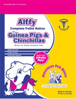 American Pet Diner - Alffy Guinea Pig/Chinchilla - 5 lb-5 lb-