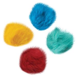 Zanies - Fur Balls Cat Toys Canister - 80 piece