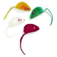 Ethical Cat - Fur Mice - Assorted - 4 Pack