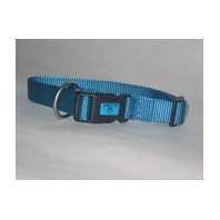 Hamilton Pet - Adjustable Dog Collar - Ocean Blue - 5/8 x 12-18 Inch