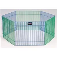 Midwest Container - 6 Panel Small Animal Play Pen - 15 h x 19 w