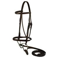 Gatsby Leather - Square Raised Bridle Horse - Brown