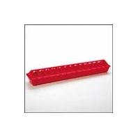 Miller Mfg - Plastic Flip Top Feeder - Red - 20 Inch
