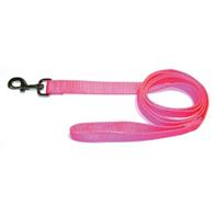 Hamilton Pet - Single Thick Nylon Lead with Snap - Hot Pink - 1 Inch x 6 Foot
