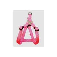 Hamilton Pet - Adjustable Easy On Harness  - Hot Pink - 3/8 x 10-16 Inch