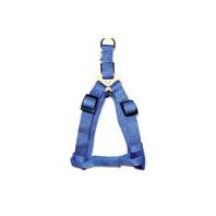 Hamilton Pet - Adjustable Easy On Harness  - Blue - 5/8 x 12-20 Inch