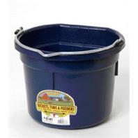 Miller Mfg - Flat Back Plastic Bucket - Navy - 8 Quart