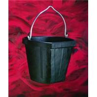 Fortex Industries - B600-18 Flatside Bucket  - Black - 18 Quart