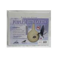 Heath - Easy Clean Purple Martin Gourd - White - Large - 4 Pack