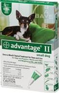 F.C.E. - Advantage 2 Dog Green - 0-10 Lb - 4 Pack