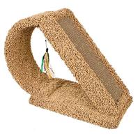 Ware Mfg - Kitty Scratch Tunnel With Corrugate - Brown - 9.5X23X18.5 Inch