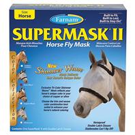 Farnam - Supermask 2 Closure without Ears - Silver/Black - Horse