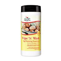 Manna Pro - Wipe  N Wash Egg Cleansing Towelettes - 25 Count