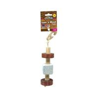 Super Pet - Natural Pumice And Wood Hanging Toy