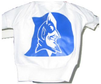 DoggieNation-College - Duke Dog Tee Shirt - White - Petite