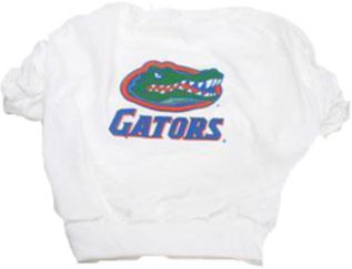 DoggieNation-College - Florida Gators Dog Tee Shirt - White - Medium