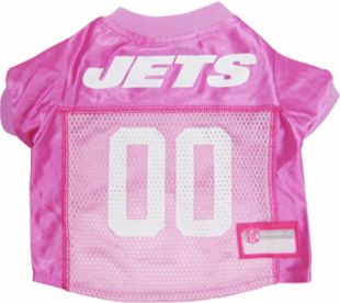 DoggieNation-NFL - New York Jets Dog Jersey - Pink  - Medium