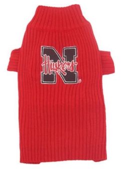 DoggieNation-College - Nebraska Huskers Dog Sweater - Large