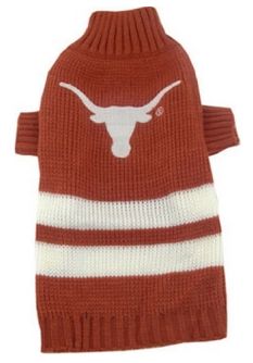 DoggieNation-College - Texas Longhorns Dog Sweater - Medium