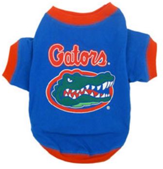DoggieNation-College - Florida Gators Dog Tee Shirt - Large